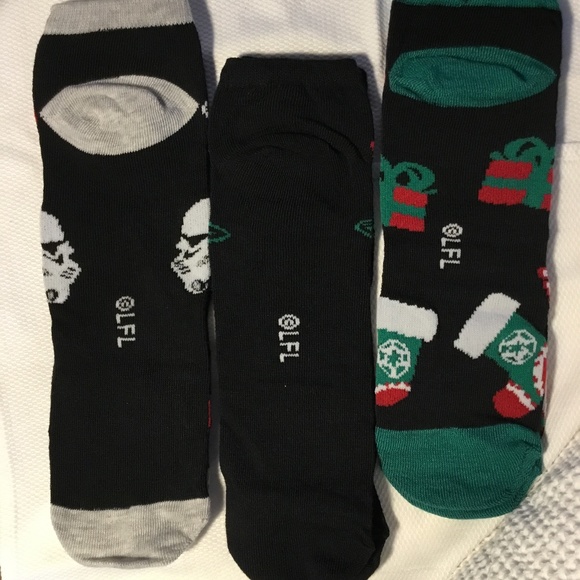 Star Wars Christmas Themed Ankle Socks | 3 Pairs | NWOT - Picture 2 of 6